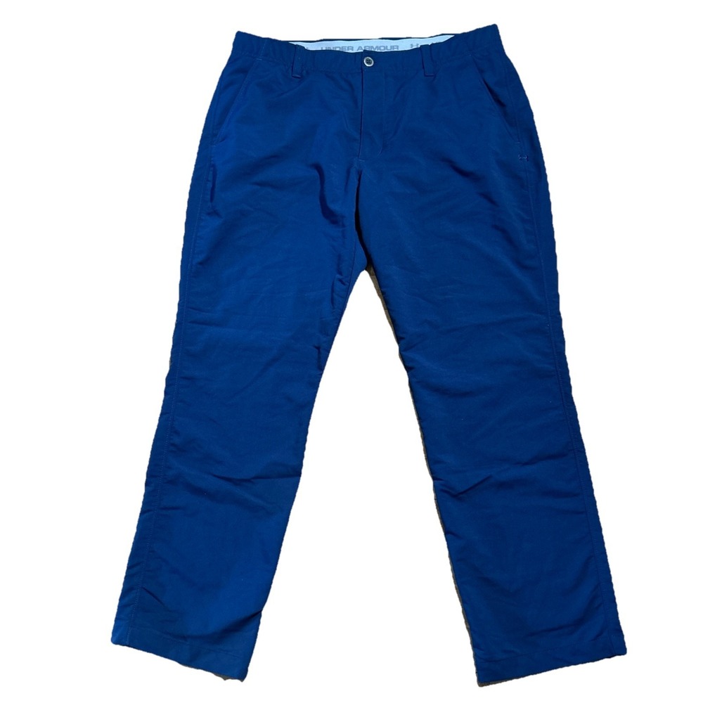 Under Armour Men's 38x30 Blue Match Play Straight Leg Performance Golf Pants